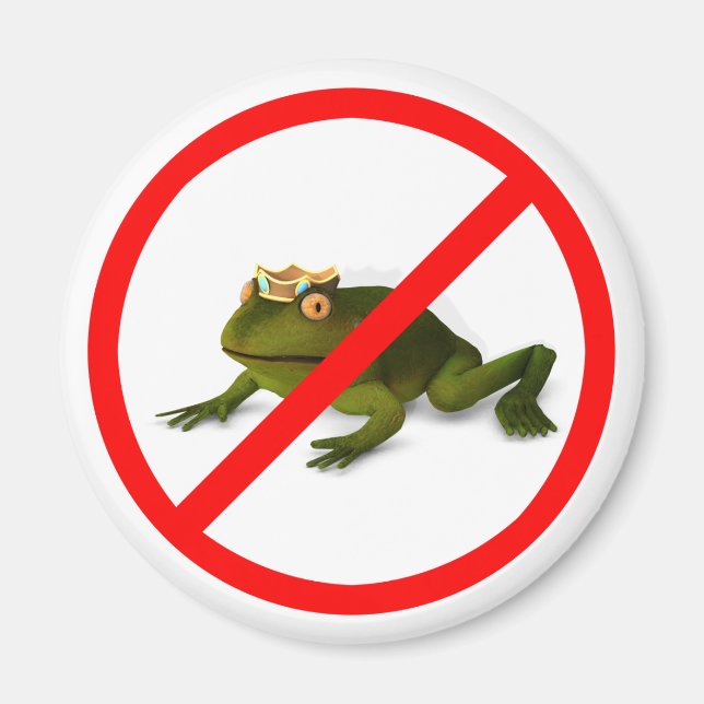 Imán ¡No más ranas! (Frente)