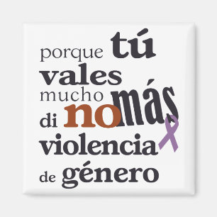 Imán No Más Violencia de Género
