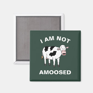 Imán No Me Alude La Graciosa Pun De Vaca Animal De Agri