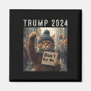Imán No me comas gatos para Trump 2024