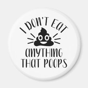 Imán No me como nada de eso, Vegan Magnet