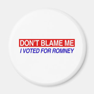 Imán No me culpe que voté por Romney