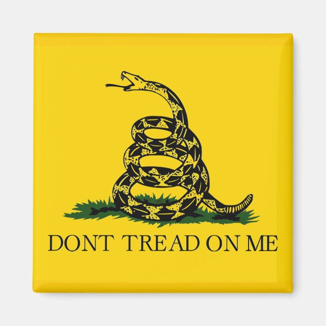 Imán No me engañes - Bandera de Gadsden (Frente)