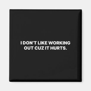Imán No me gusta trabajar porque me duele