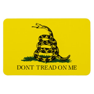 Imán NO ME HAGAN TREAD Rattlesnake La bandera de la Rev