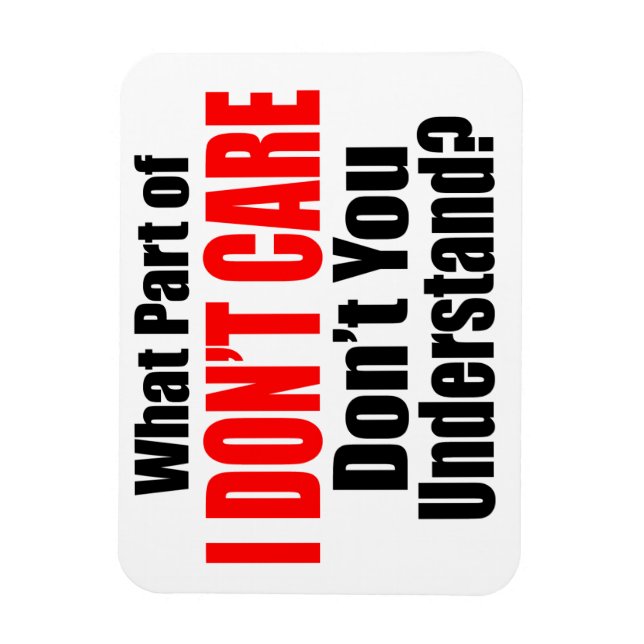 Imán No me importa (Vertical)