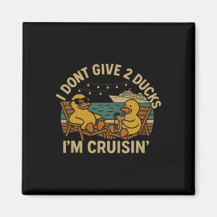Imán No me importan 2 patos, estoy en camiseta de cruce