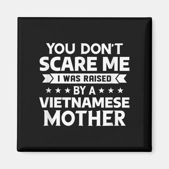 Imán No me llamas madre vietnamita. (Frente)