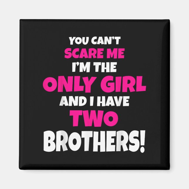 Imán No me puedes decir que solo tengo dos hermanos her (Frente)