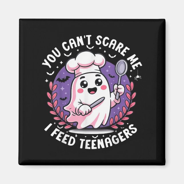 Imán No Me Puedo Alimentar A Los Adolescentes Halloween (Frente)