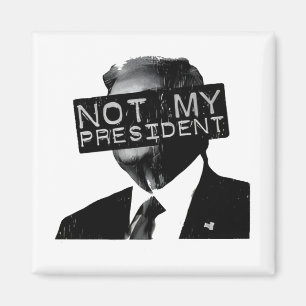 Imán No mi presidente contra Trump Inaguración liberal