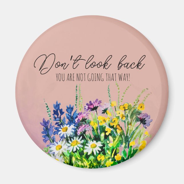 Imán No mirar hacia atrás (Frente)