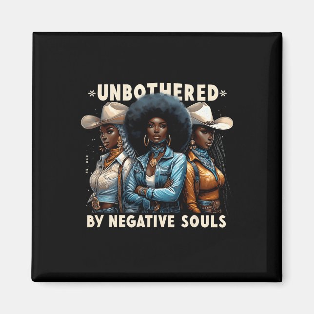 Imán No molestas por las almas negativas Las Vaqueras M (Frente)