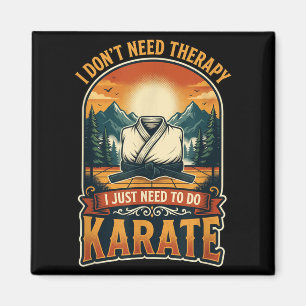 Imán No Necesito Terapia Karateka Artista Marcial Lucha