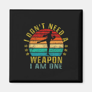 Imán No Necesito Un Arma Soy Uno Divertido Retro 