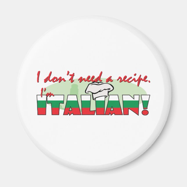 Imán No necesito una receta, (Frente)