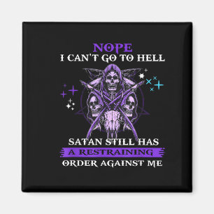 Imán No, no puedo ir al infierno, Satanás todavía tiene