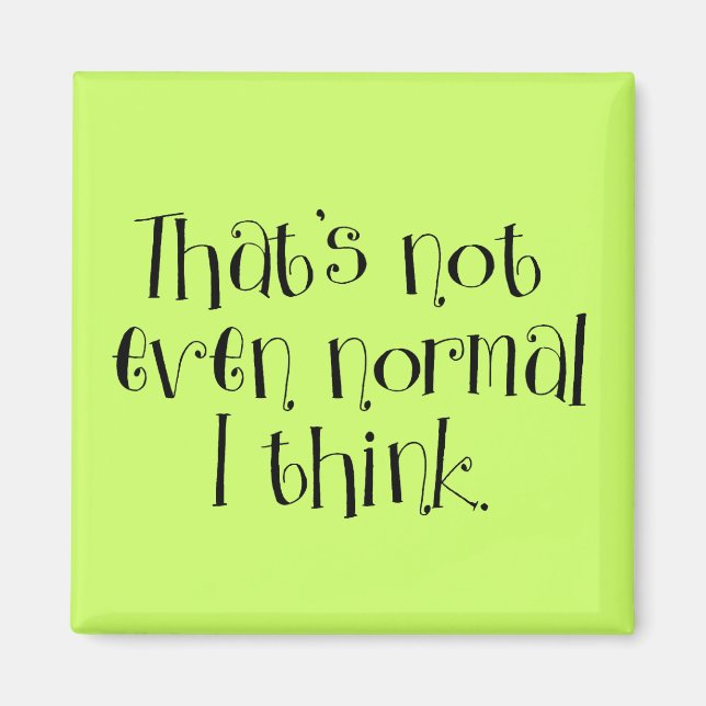 Imán no normal (Frente)