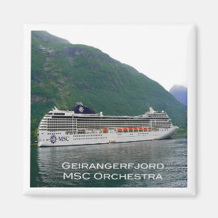 Imán NO # Noruega - Geirangerfjord - Orquesta MSC