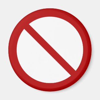 Imán No oficial internacional de símbolos ISO 3864-1