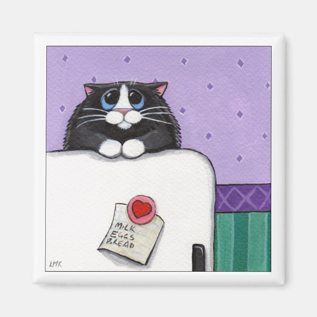 Imán No olvidar - Gato Magnet (Frente)