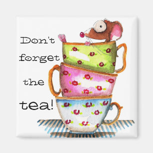 Imán No olvide el té