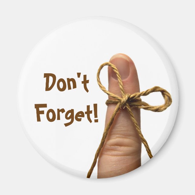 Imán no olviden imnet (Frente)