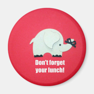 Imán ¡No olvides tu almuerzo!