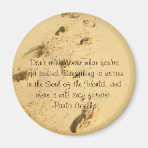 Imán No piense en lo que usted ha dejado detrás del