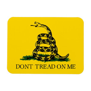 Imán No pise en mí - la bandera de Gadsden