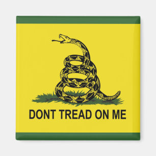 Imán No pise en mí la bandera de Gadsden