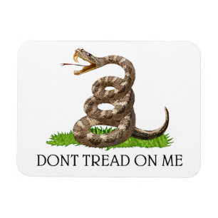 Imán No pise en mí la bandera de la revolución