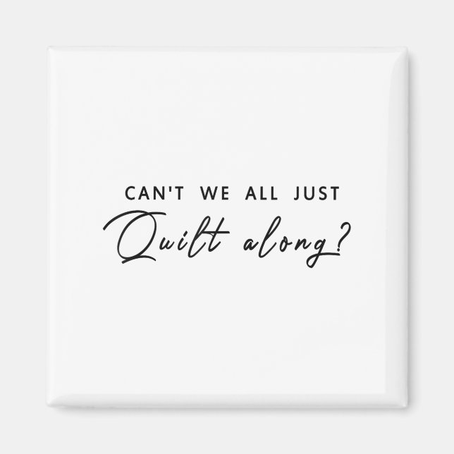 Imán ¿No podemos todos simplemente salir adelante? (Frente)