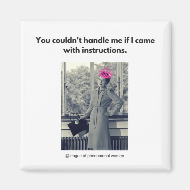 Imán No podías manejarme... (Frente)