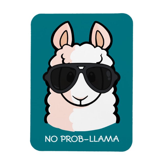 Imán No prob-llama (Vertical)