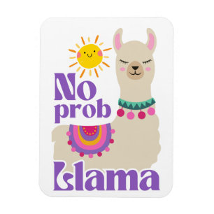 Imán No Prob-Llama, se llama a la fiesta festiva Sunny