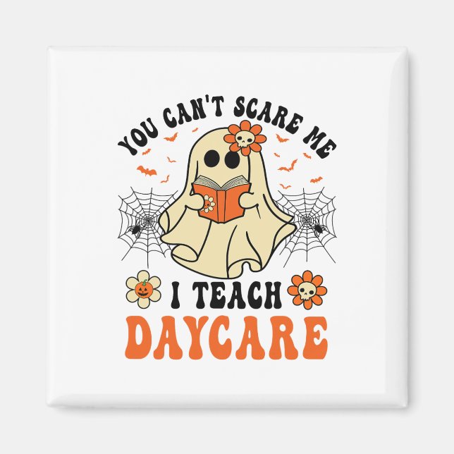 Imán No puedes asustarme, enseño Hallowe a los profesor (Frente)