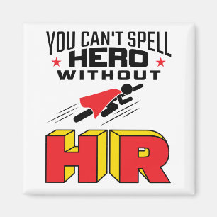 Imán No puedes deletrear héroe sin HR