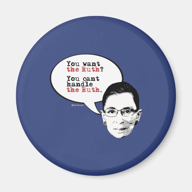 Imán No puedes manejar la Ruth (Frente)