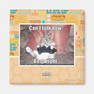 Imán No puedo hablar ahora, lucha jefe.