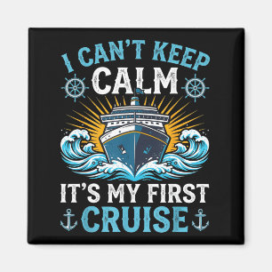 Imán No puedo mantener la calma primer crucero navegand