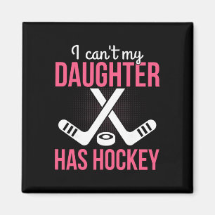 Imán No puedo, mi hija tiene hockey, padre madre crianz