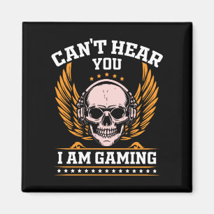 Imán No puedo oírte estoy jugando