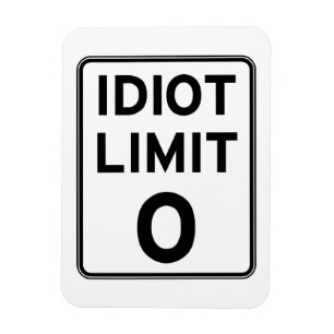 Imán No puedo tratar de más idiotas