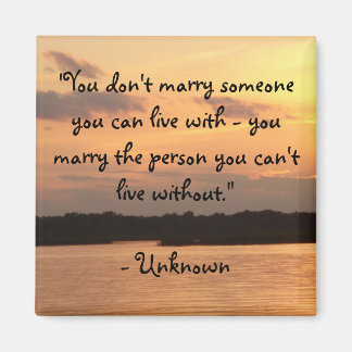 Imán "...no puedo vivir sin" Magnet