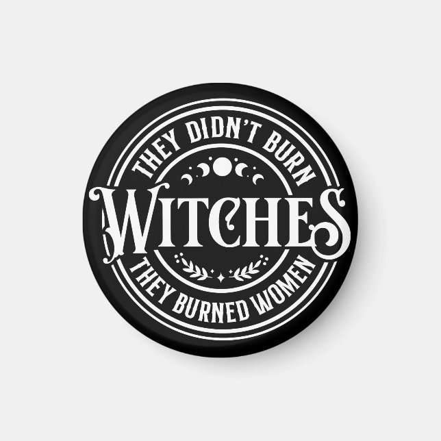 Imán No quemaron brujas (Frente)