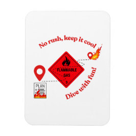 Imán No Rush Keep It Cool Trucker
