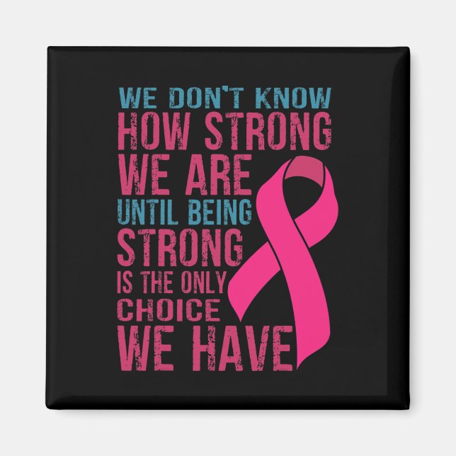 Imán No sabemos lo fuertes que somos (Frente)