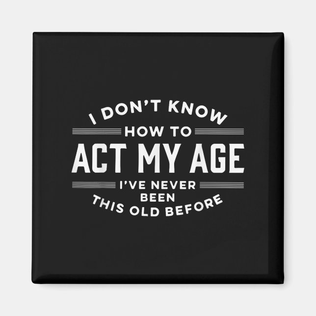 Imán No Sé Cómo Actuar En Mi Edad Nunca He Estado (Frente)