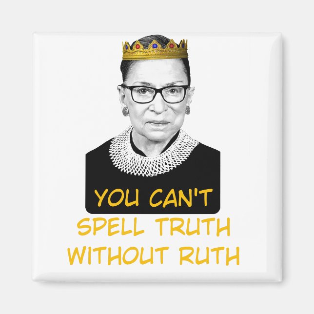 Imán No se puede deletrear la verdad sin Ruth (Frente)